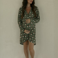 Women's Bamboo Sleeping Dress | Santa Checkerboard