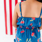 Very Cherry (NAVY) | Ruffle Romper