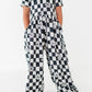Floral Check Romper