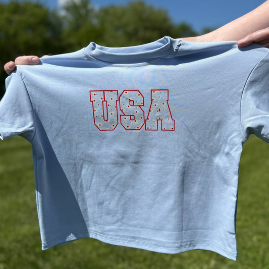 USA Daisy Oversized T-Shirt