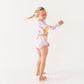 Smilies: 1/4th Zip Rashguard TWO-PIECE