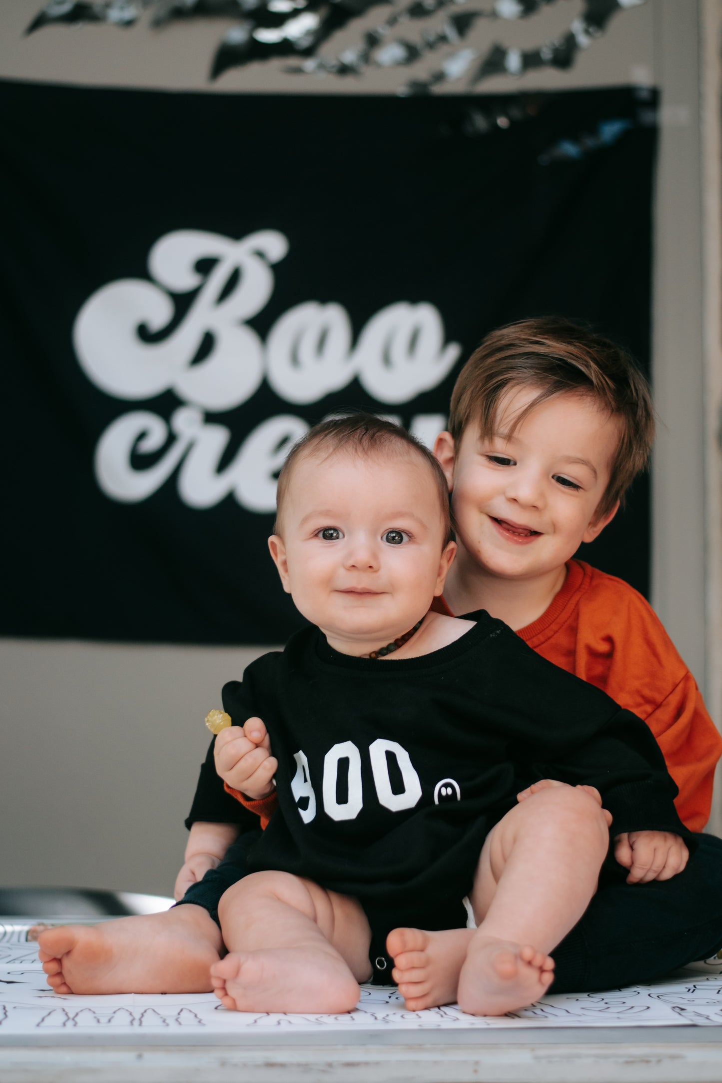 BOO Sweatshirt Romper