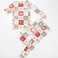 Christmas Patchwork Bamboo Christmas Pajamas - 2pc Set