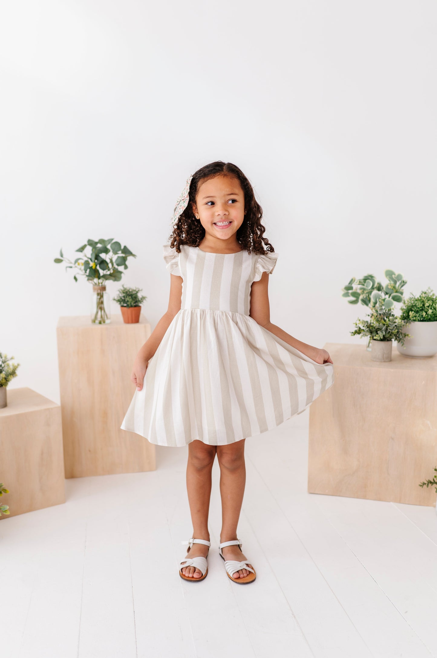 Coastal Stripes | Tie Back DRESS