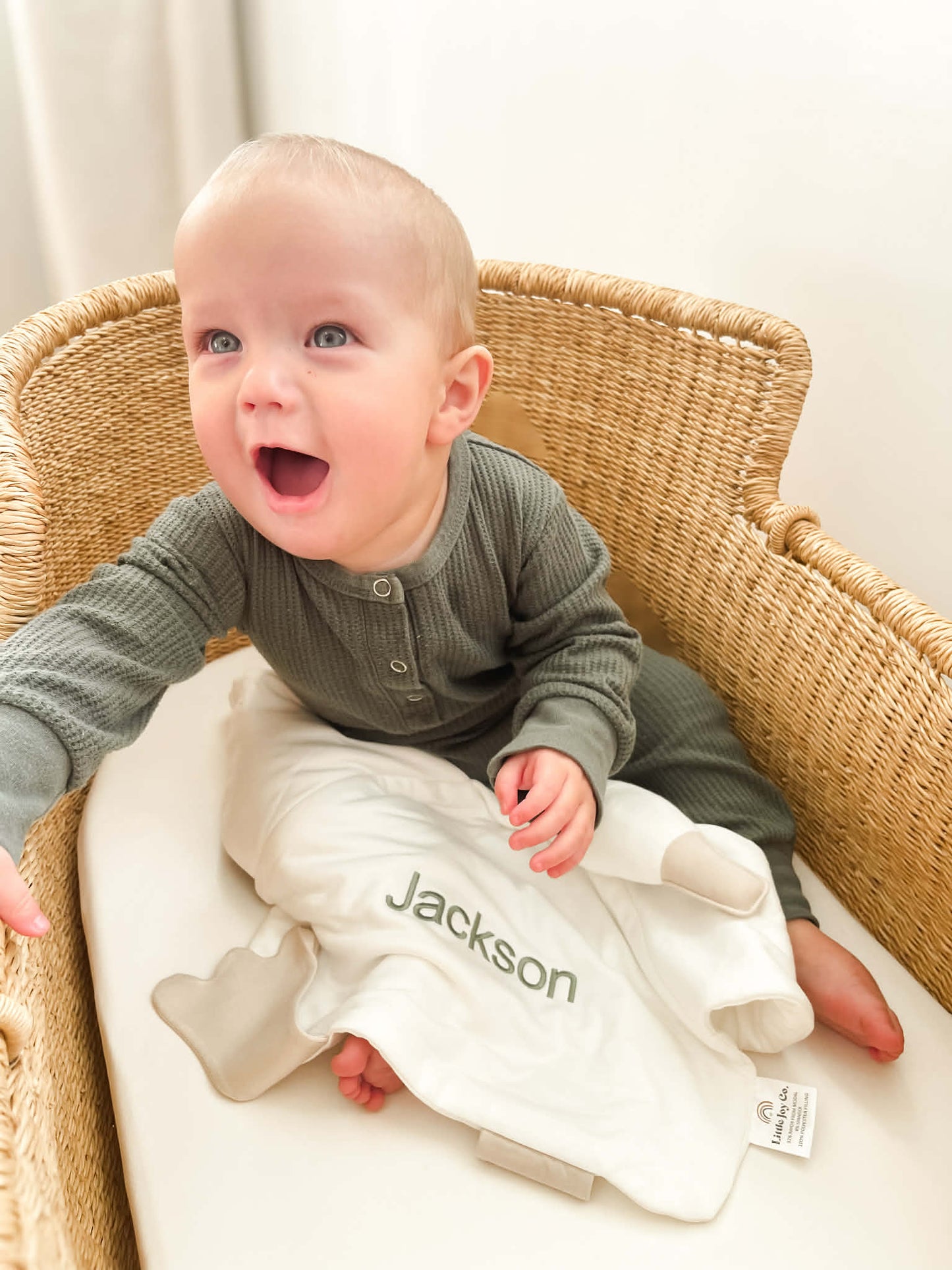 Benutzerdefinierte bestickte Bambus Ente Lovey - XL Plüsch