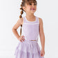 Very Violet | 2-tiered Skort