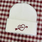 Custom Embroidered Valentine's Infant Beanie - More Colors