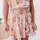 Vintage Blooms | Ruffle Tank + Skort Set