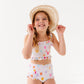 Painted Dotty: Ruffle Bandeau TWO-PIECE
