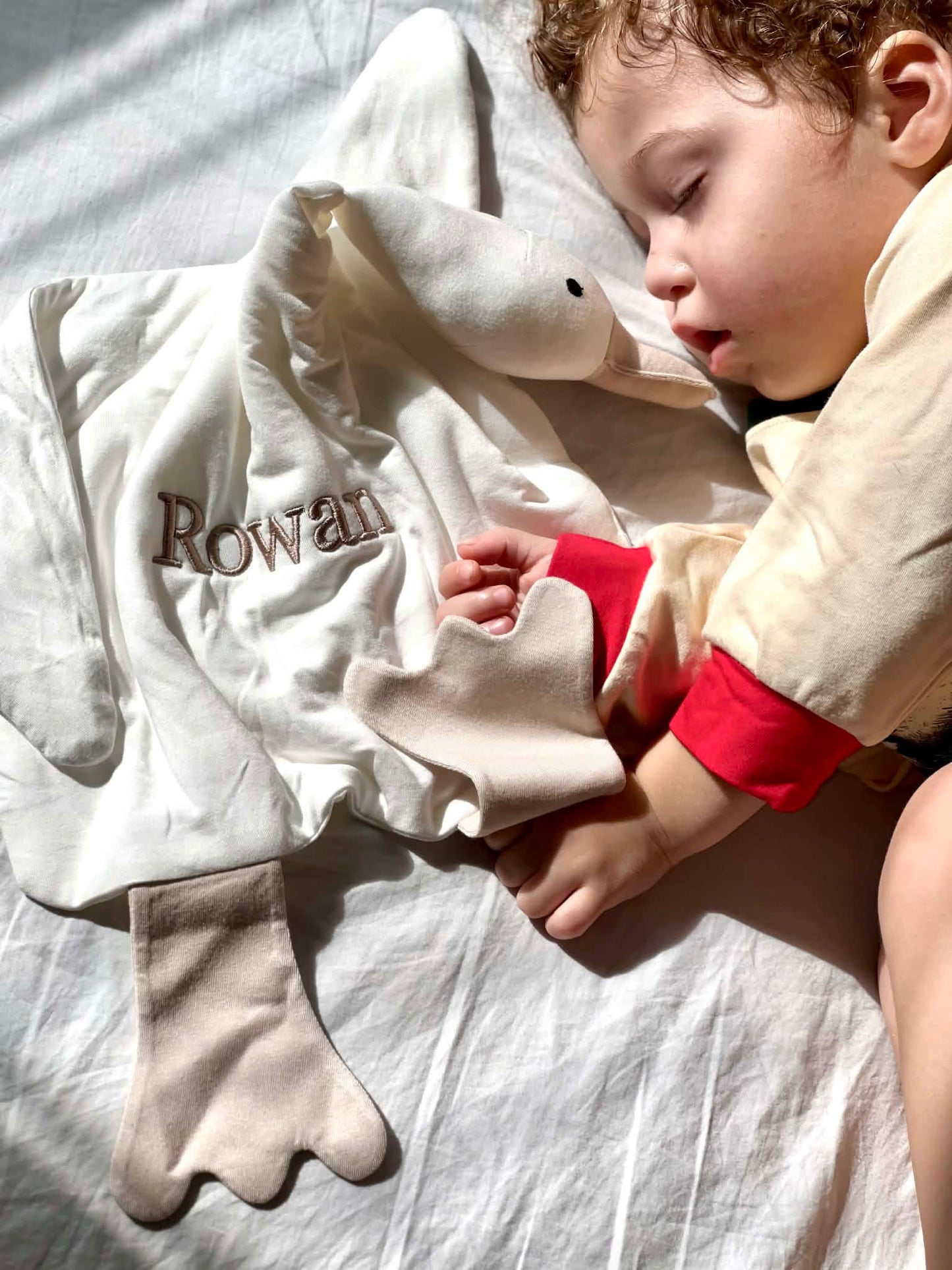 Benutzerdefinierte bestickte Bambus Ente Lovey - XL Plüsch