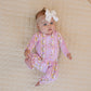 Bamboo Zip Romper | Gingham & Flowers