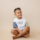 Custom Embroidery Colorblock Oversized Tee and Shorts Set