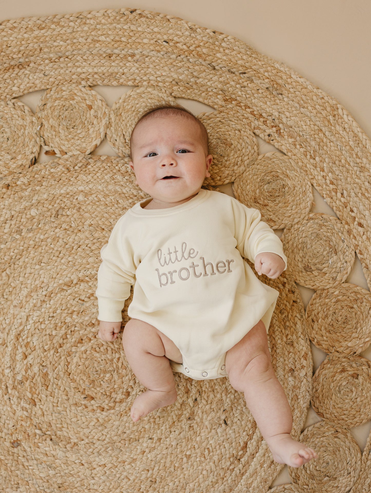 Custom Embroidered Sweatshirt Romper