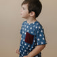 Navy Stars 4th of July Bamboo Pocket Tee
