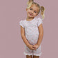 EXCLUSIVE DUCKS AND DAISIES DREAM RUFFLE SHORT SET