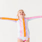 Summer Stripes: RASHGUARD ZIP-UP *SHIRT ONLY!*