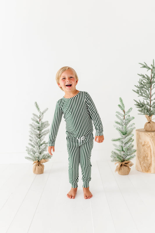 Green Stripes | BOYS JOGGER SET