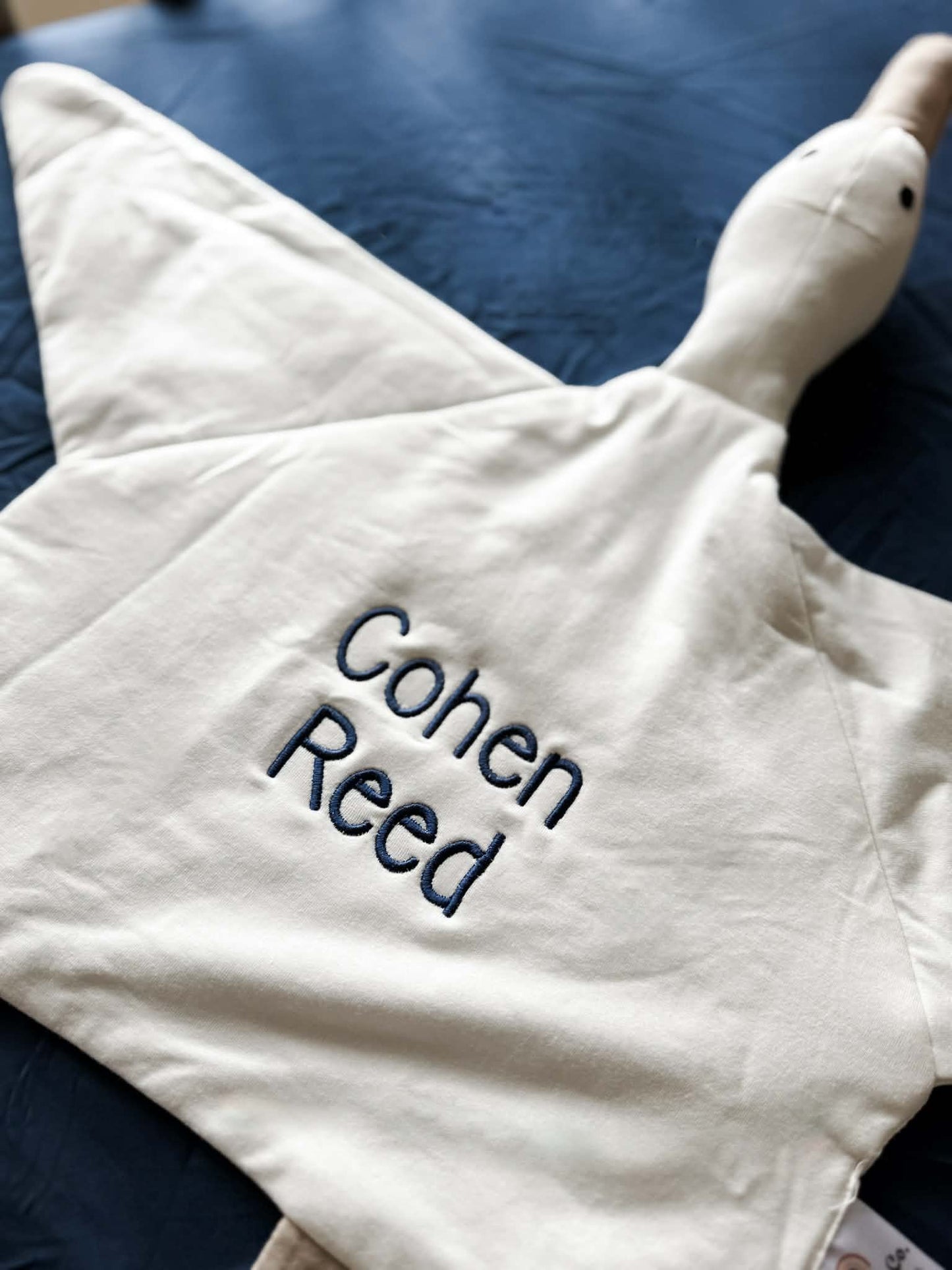 Custom Embroidered Modal Goose Lovey