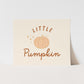 {Neutral} Little Pumpkin Art Print