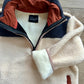 Color block Sherpa Pullover