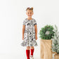 Cream Preppy Bow | Collard Twirl Dress