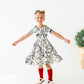 Cream Preppy Bow | Collard Twirl Dress