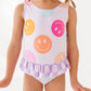 Smilies + Check: Ruffle Skirt ONE-PIECE