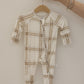 Bamboo Zip Pajamas | Ellis Plaid