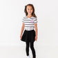 Black Skirted Slim Leggings