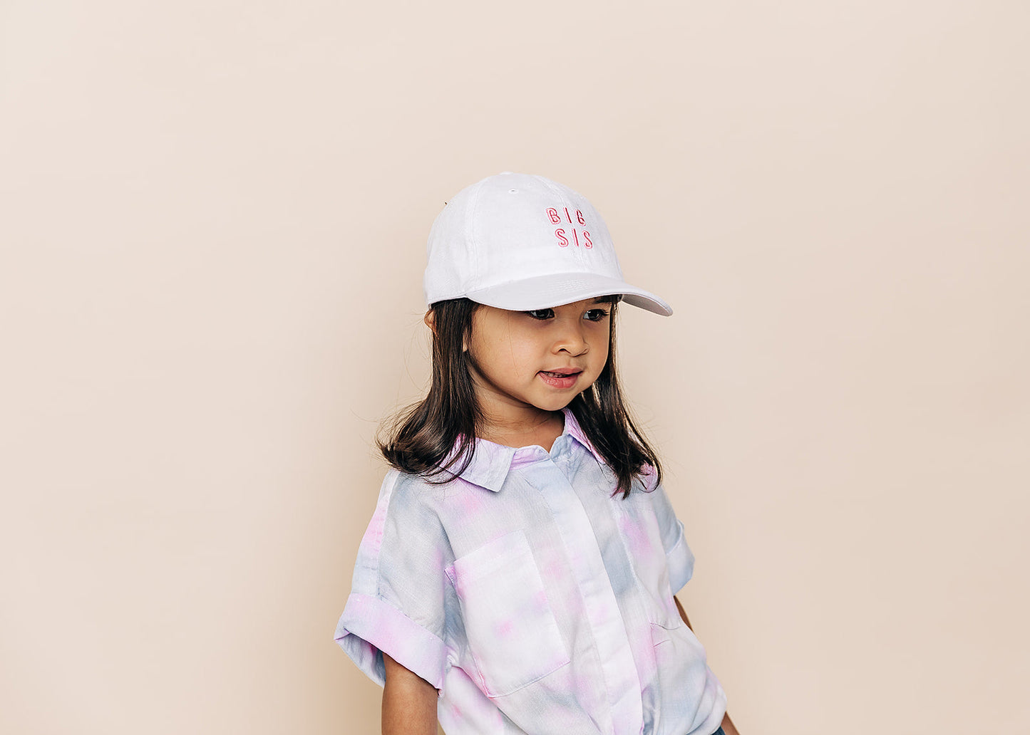 Light Pink Big Sis Hat