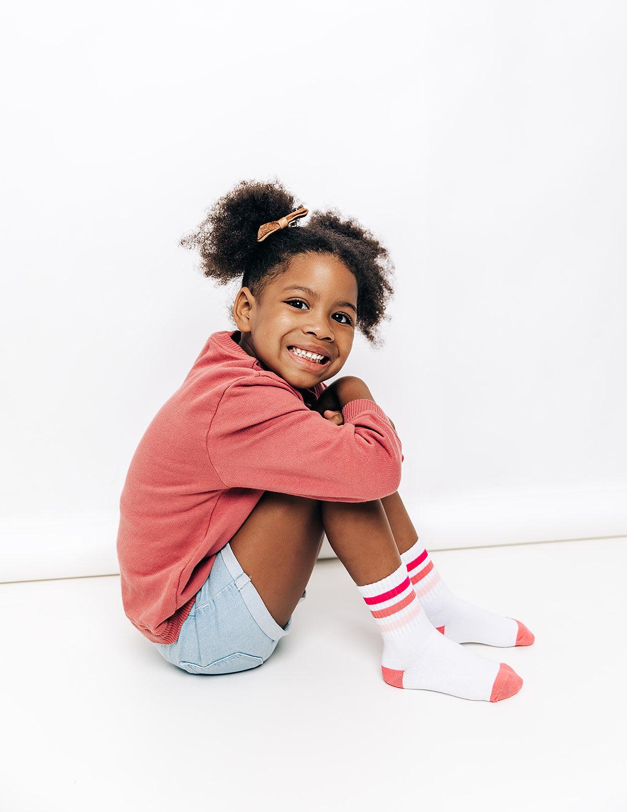 Pink Stripe Socks