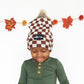 BAMBOO CUFF BEANIE- Sienna Check