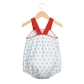 Red, White, and Stars Bubble Romper