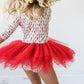 Merry & Bright 3/4 Tutu Leotard