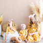 Dandelions in Fall 3/4 Sleeve Pocket Twirl Dress