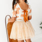 Gingerbread Bow | Scoop Back TEE