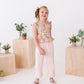Vintage Blooms | Peplum + Crop Pants Set
