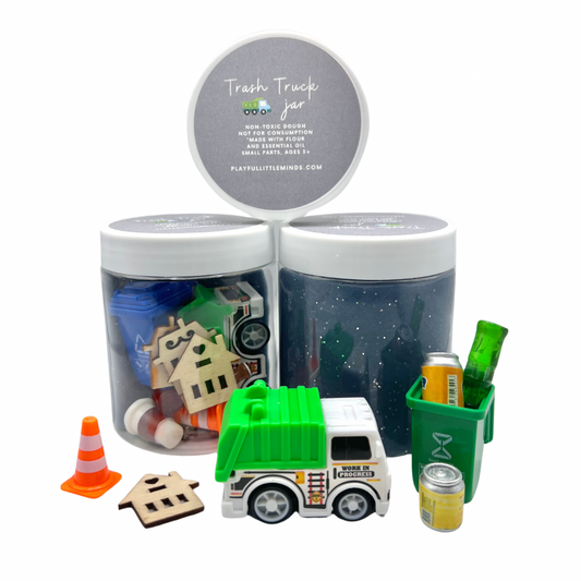 Trash Truck Playdough Sensory Toy Kit