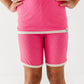 ROSEY | Tee + Biker Shorts RIB SET