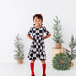 Checkered Bow | Scoop Back Dress