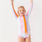 Summer Stripes: RASHGUARD ZIP-UP *SHIRT ONLY!*