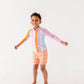 Summer Stripes: RASHGUARD ZIP-UP *SHIRT ONLY!*