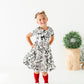 Cream Preppy Bow | Collard Twirl Dress