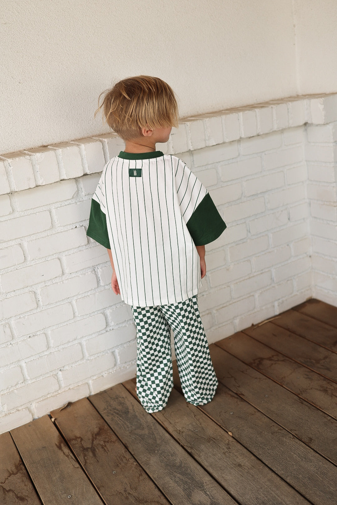 T-Shirt & Pant Set | Lucky Micro Check