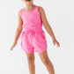 Berry Pink | Ruffle Romper