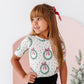 Girly Wreath | Scoop Back TEE