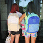 Tan Checkered Backpack