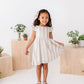 Coastal Stripes | Tie Back DRESS