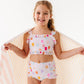 Painted Dotty: Ruffle Bandeau TWO-PIECE