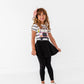 Black Skirted Slim Leggings
